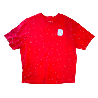 Jordan x Nike - AOP Red Pattern Graphic T-Shirt
