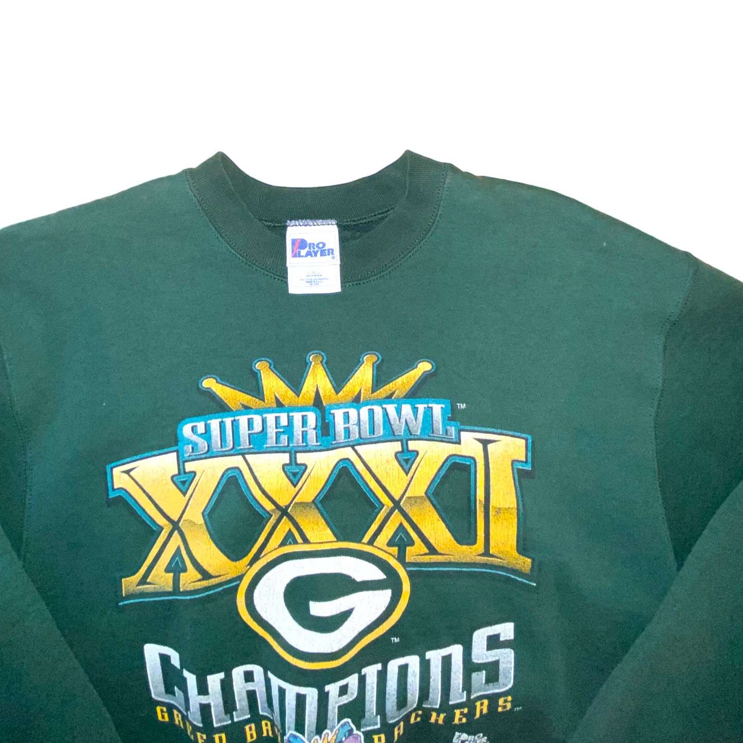 Pro Player - Green Bay Packers Vintage 1997 Super Bowl Champions Crewneck Sweatshirt