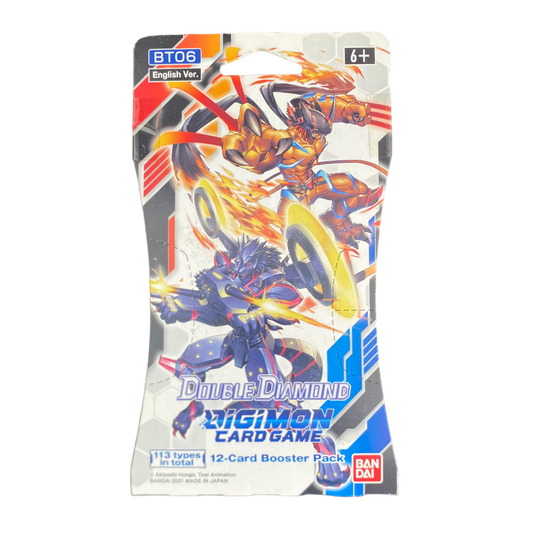 Bandai - Digimon Card Game Double Diamond BT-06 Blister Booster Pack