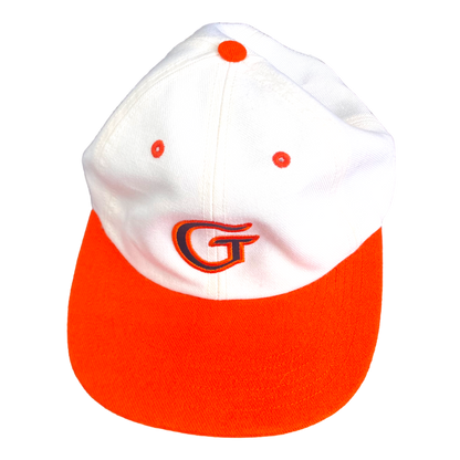 Golf Wang - G Orange/White Leather Strapback Hat