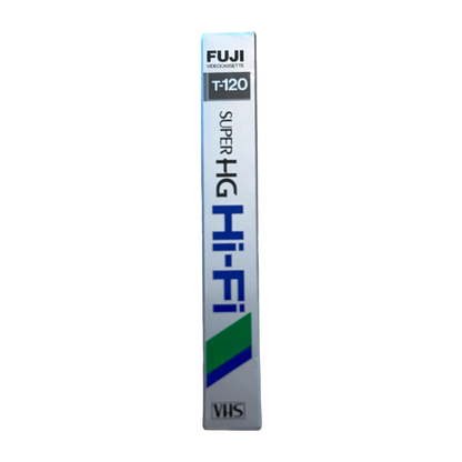 FUJI - Video Cassette T-120 Super HG Hi-Fi VHS Sealed