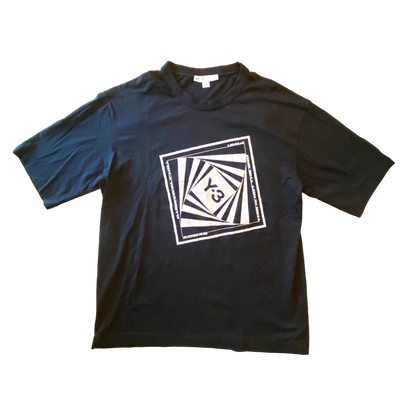Y-3 x Adidias Originals - Black Graphic T-Shirt