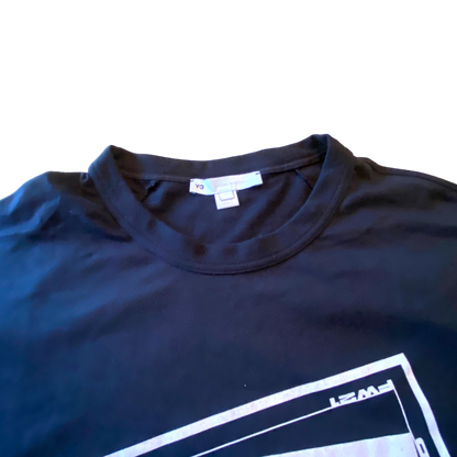 Y-3 x Adidias Originals - Black Graphic T-Shirt