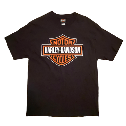 Harley Davidson - Charleston, SC Vintage 2006 Black Graphic T-Shirt