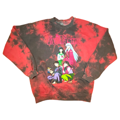 InuYasha - Tie Dye Graphic Crewneck Sweatshirt