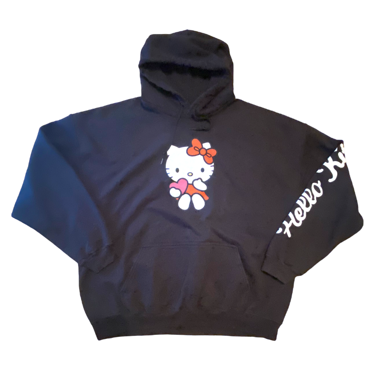 Sanrio - Hello Kitty Black Graphic Hoodie Sweatshirt