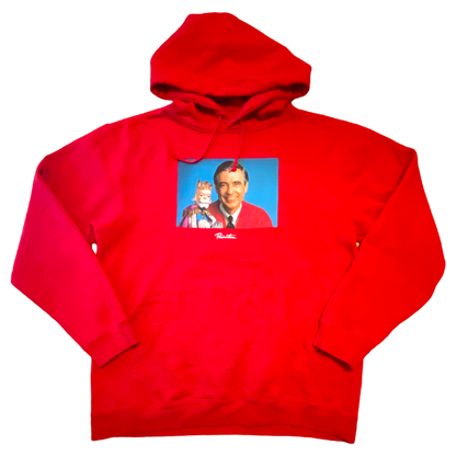 Primitive - Mister Rodgers Graphic Red Hoodie Sweatshirt