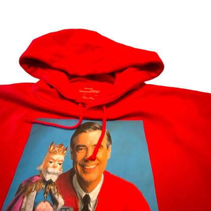 Primitive - Mister Rodgers Graphic Red Hoodie Sweatshirt