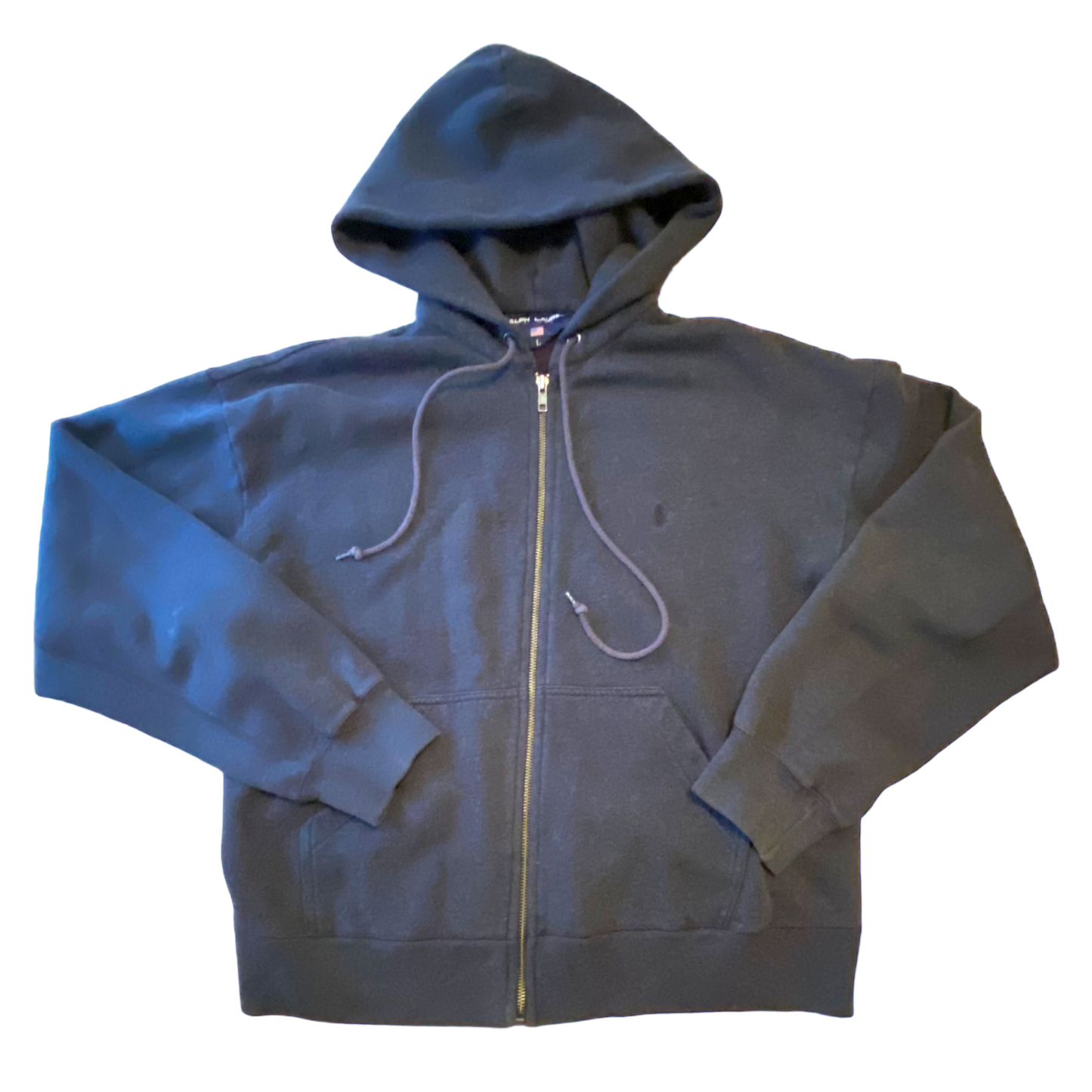 Polo Ralph Lauren - Charcoal Grey Full Zip Hoodie Sweatshirt