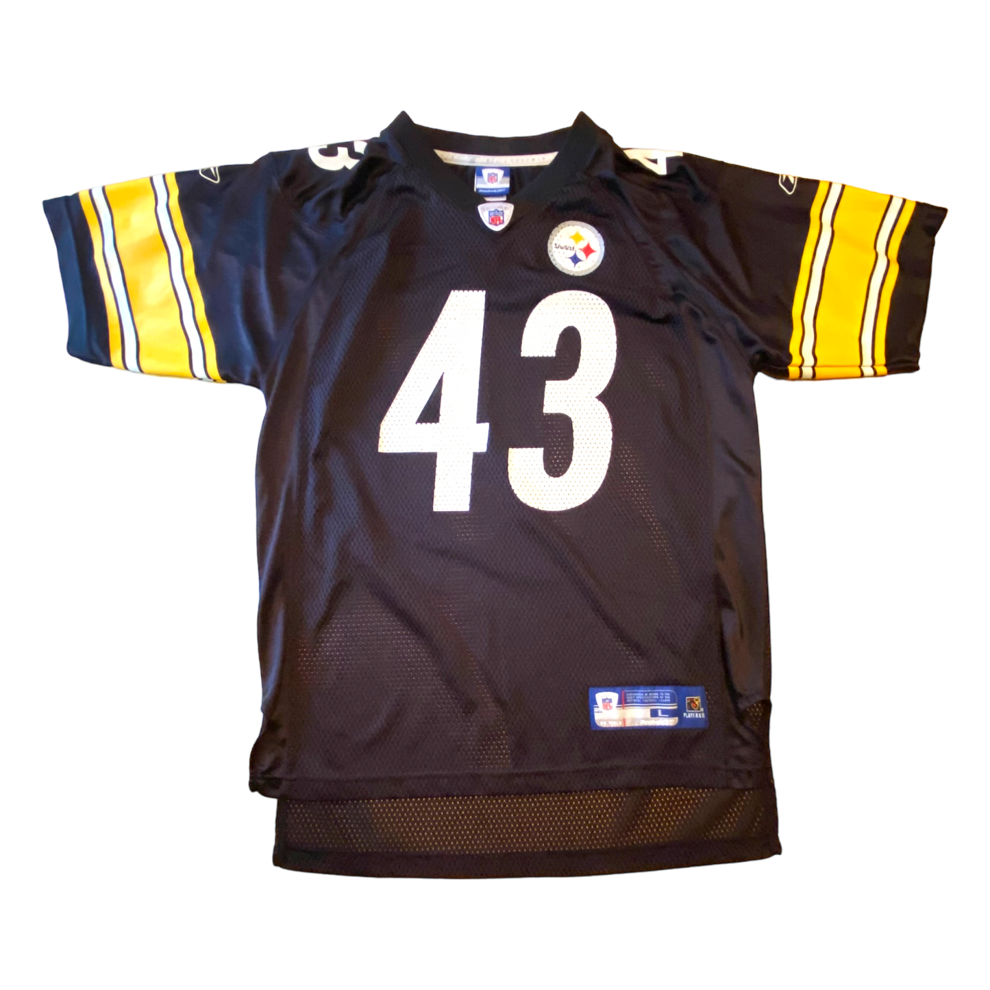 Reebok - Troy Polamalu Vintage Y2K Steelers Youth Football Jersey