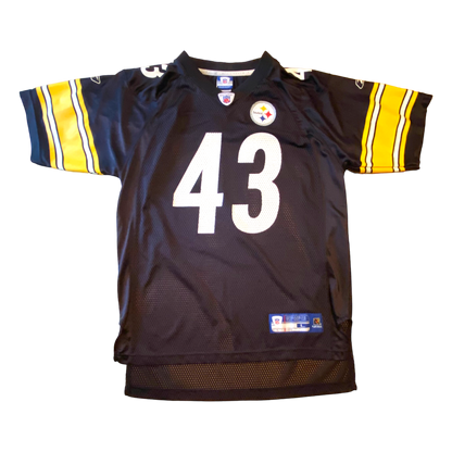 Reebok - Troy Polamalu Vintage Y2K Steelers Youth Football Jersey