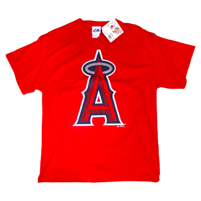 Majestic - Angels Red Graphic Vintage 2009 T-Shirt