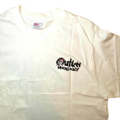 Hanes - Outlaw Hockey Vintage Y2K T-Shirt