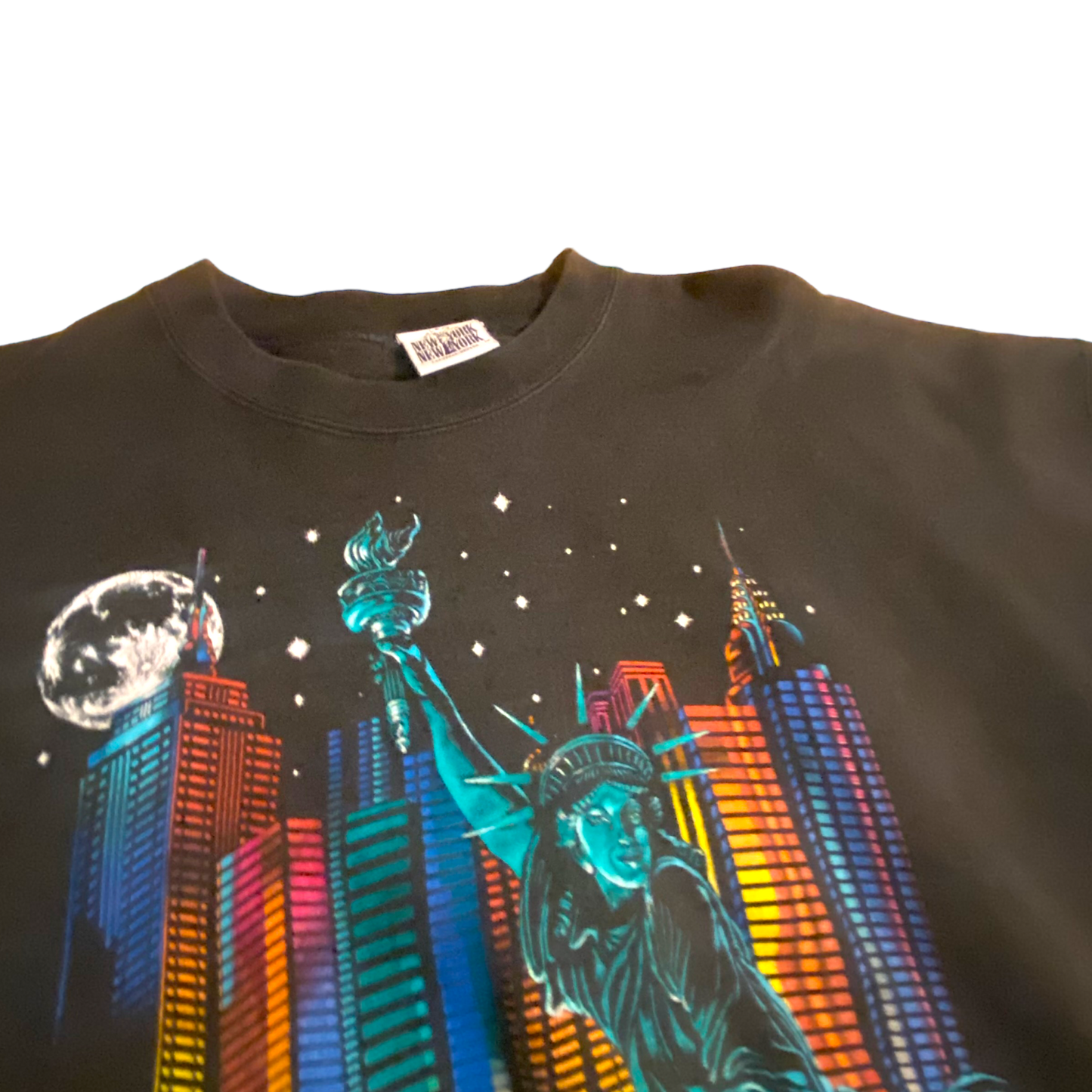 New York New York - Las Vegas  Graphic Vintage 90s Crewneck Sweatshirt