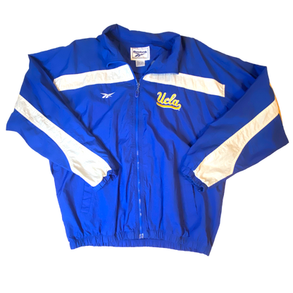 Reebok - UCLA Blue Windbreaker Full Zip Vintage 90s Jacket