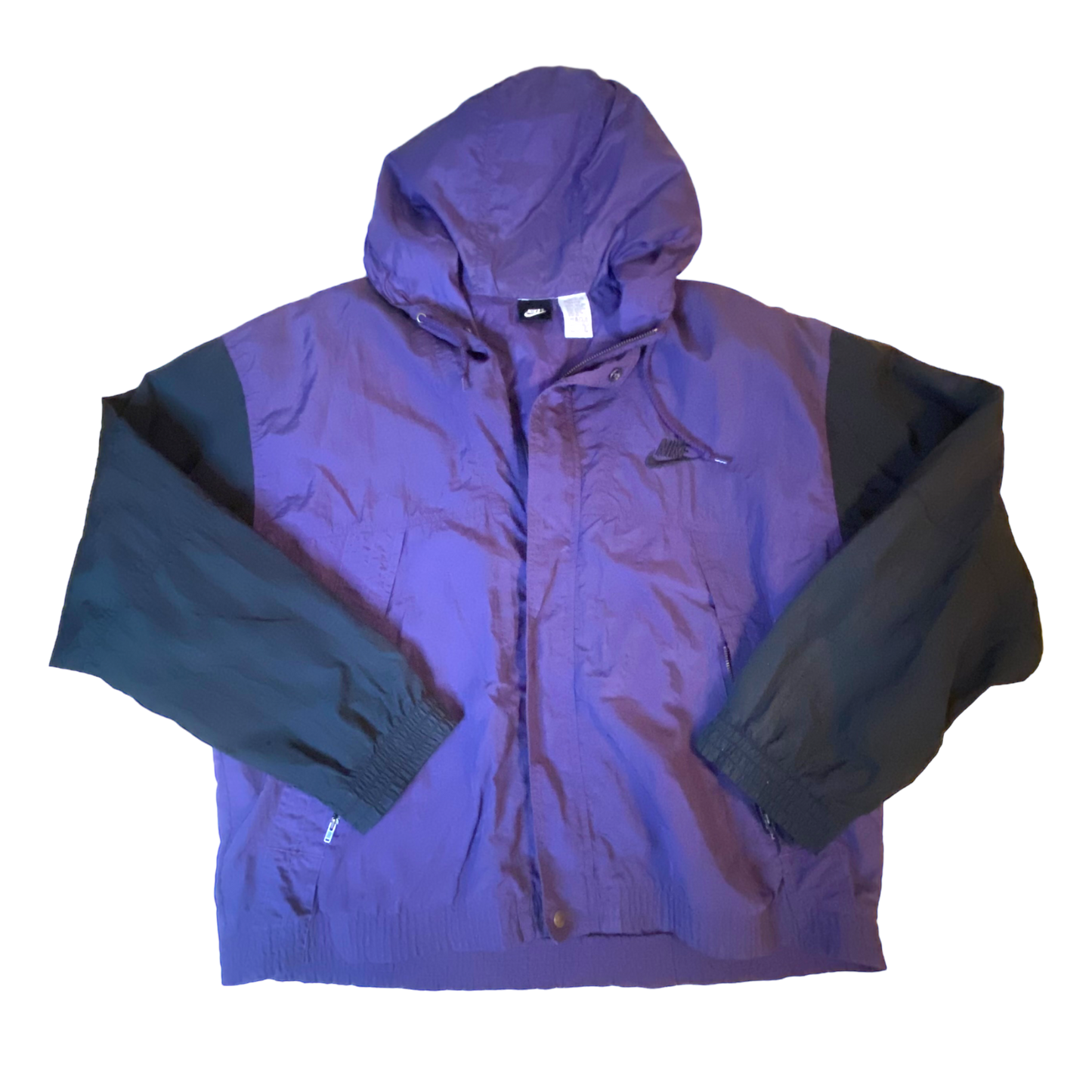 Nike - Purple Vintage Y2K Full Zip Windbreaker Jacket