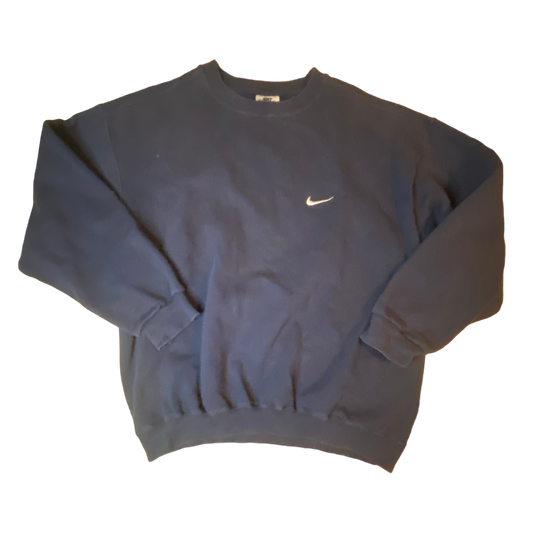 Nike - Navy Essentials Vintage 90s Crewneck Sweatshirt