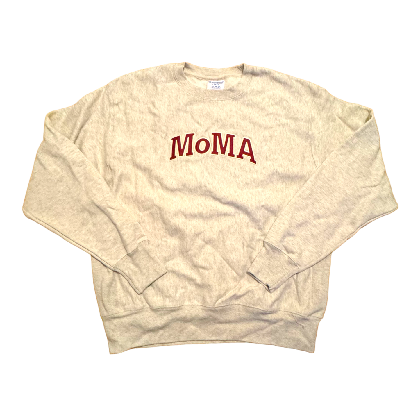 Champion - MOMA Reverse Weave Heather Grey Crewneck Sweatshirt