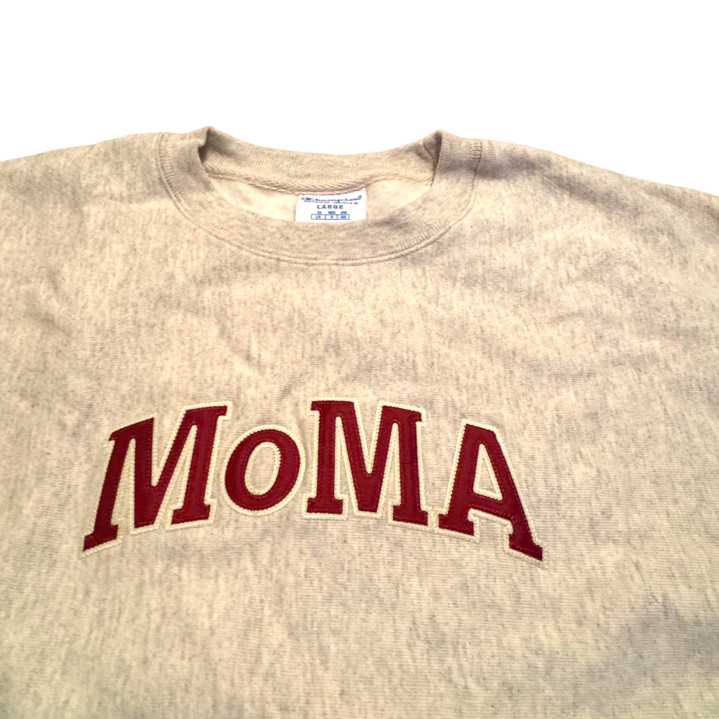 Champion - MOMA Reverse Weave Heather Grey Crewneck Sweatshirt