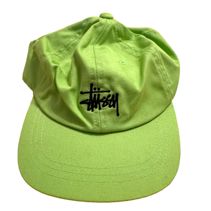 Stussy - Lime Green Strapback Hat