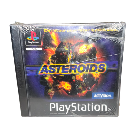 PS1 - Playstation 1 - ASTEROIDS Factory Sealed (PAL) Euro Release