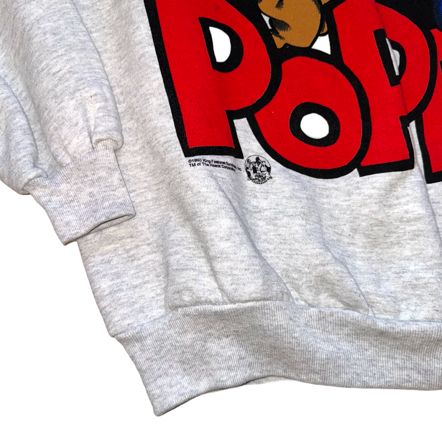 King Features Syndicate x Ross Int. - Popeye Vintage 1993 Crewneck Sweatshirt