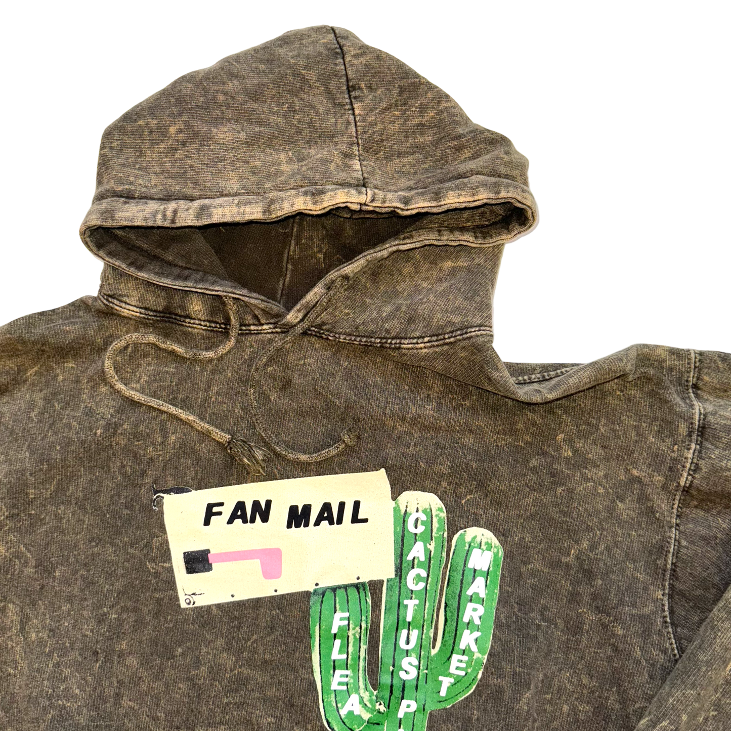 Cactus Plant Flea Market - Fan Mail 2016 Limited Dye Washed Hoodie Sweatshirt
