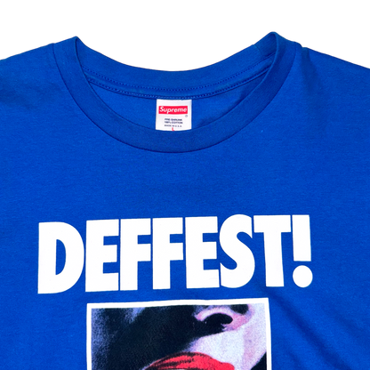Supreme - FW09 Deffest! Baddest! Blue Graphic T-Shirt