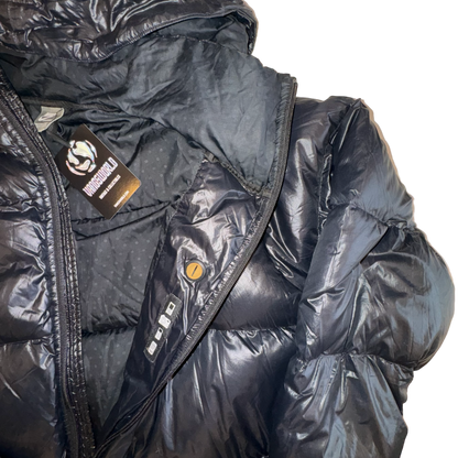 Nike - Black Vintage Early Y2K Hooded Puffer Jacket