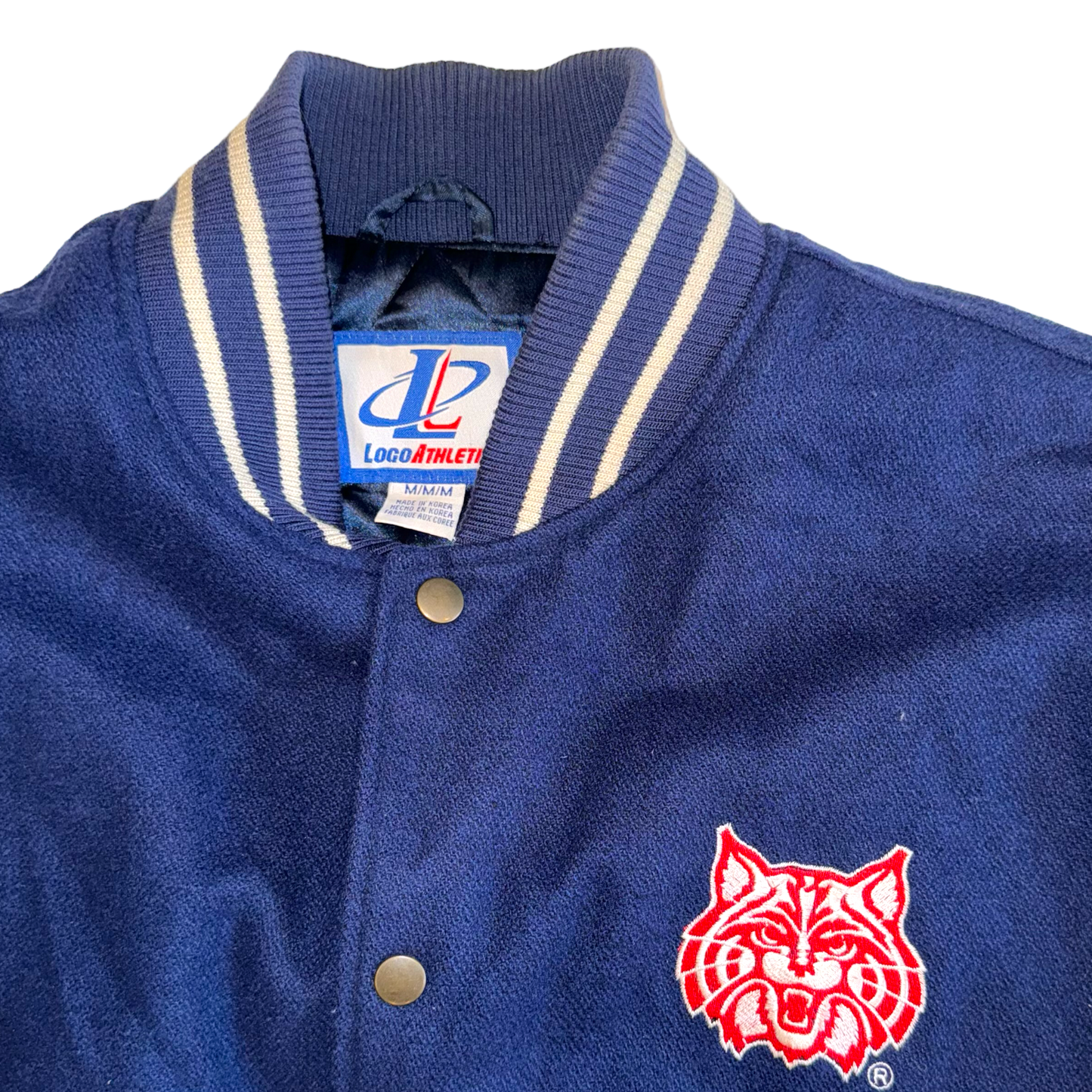 Logo Athletics - Arizona Wildcats Vintage 90s Letterman Jacket
