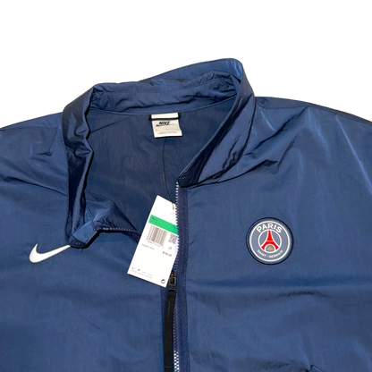 Nike - Paris Saint-Germain Soccer Full Zip Navy Exclusive Windbreaker Jacket