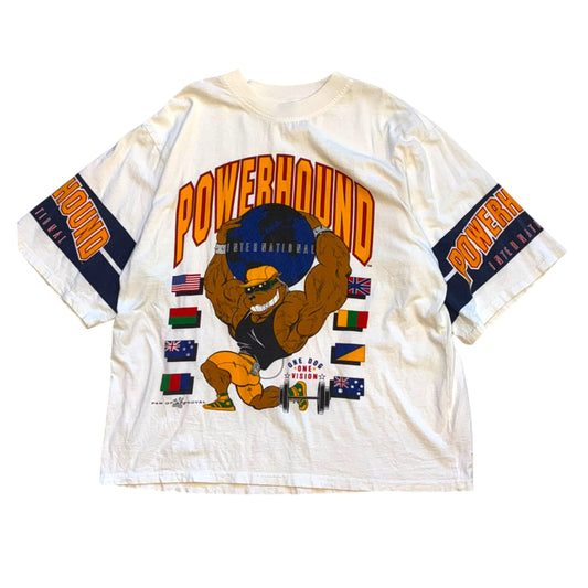 Power Hound Clothing Co - AOP Internation Vintage 90s T-Shirt