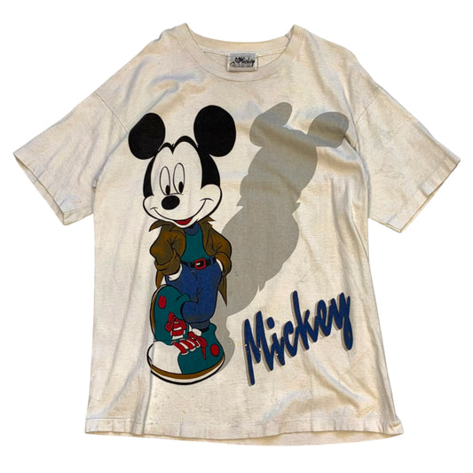 Mickey by Jerry Leigh - AOP Mickey Graphic Vintage 90s T-Shirt