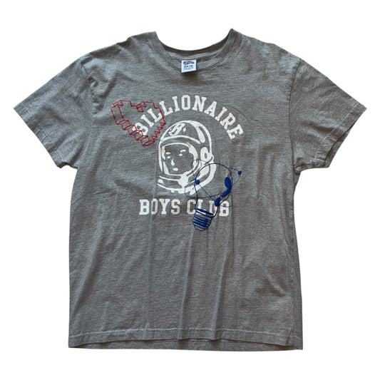 Billionaire Boys Club - Grey Moon Man Puff Accent Graphic T-Shirt