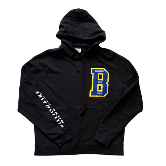 Billioanire Boys Club - Chaneli Patched Black Hoodie Sweatshirt