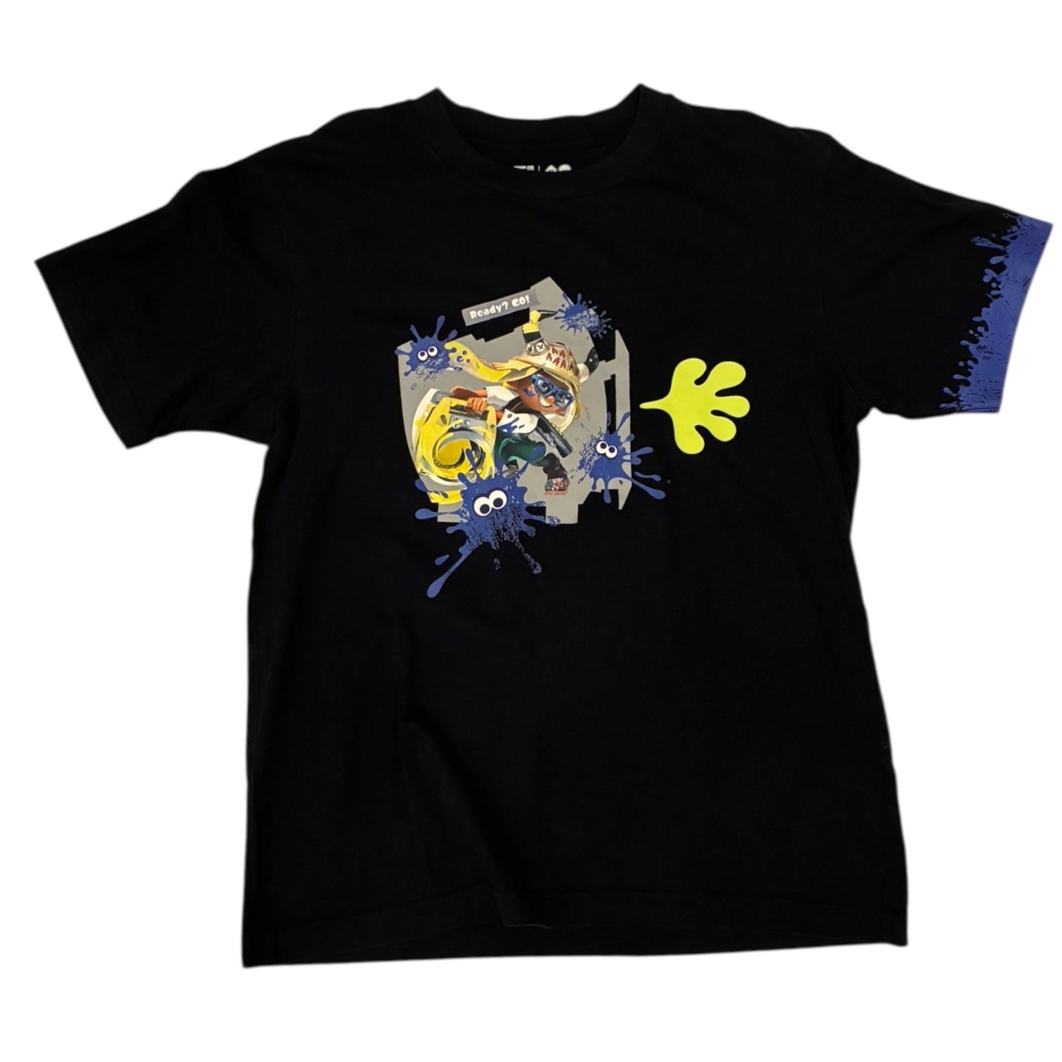 Uniqlo x Nintendo - Splatoon Black Graphic T-Shirt