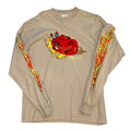 Teddy Fresh - Long Sleeve Cowboy Hat Graphic T-Shirt