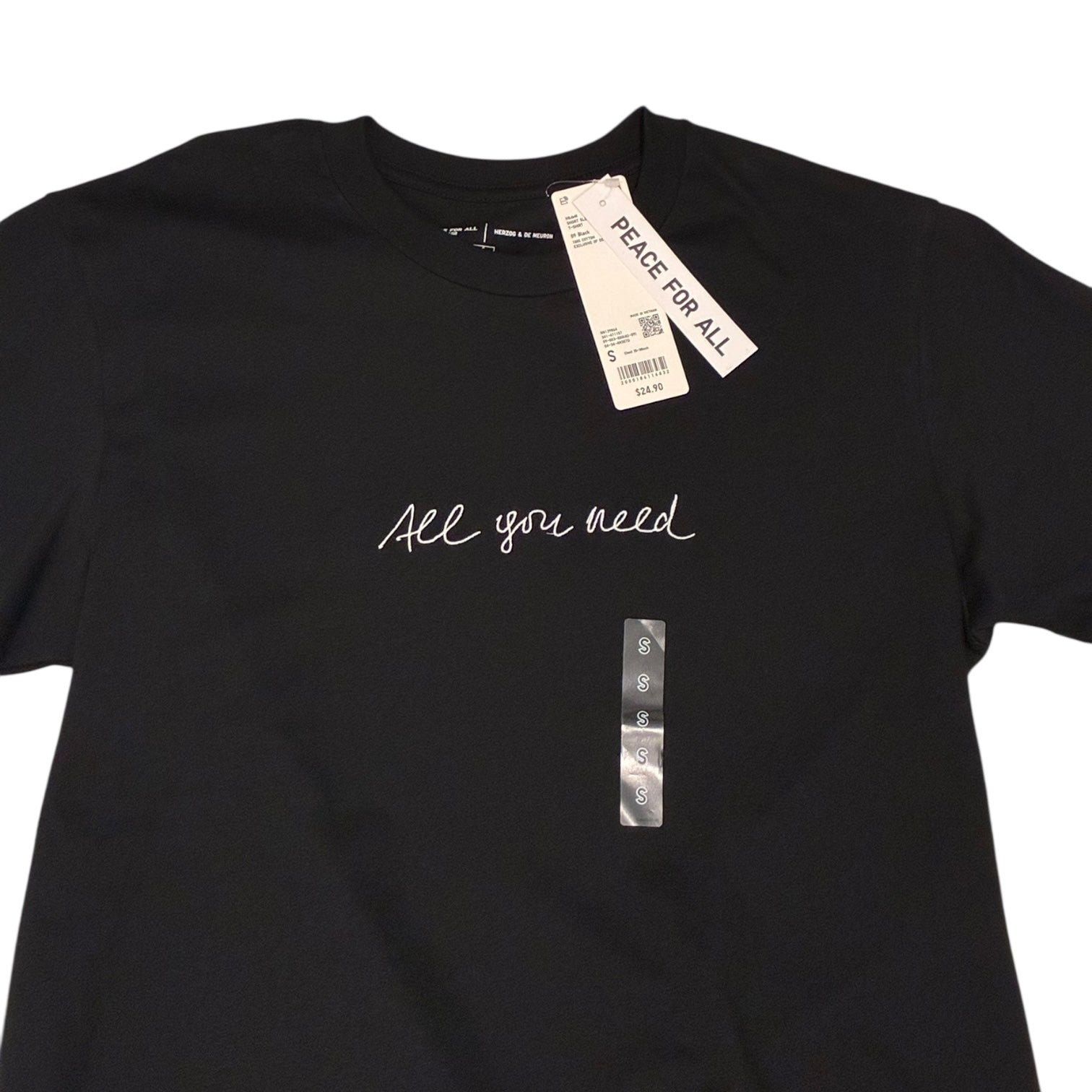 Uniqlo x Peace For All - Herzog & De Meuron - Black Graphic NWT  T-Shirt