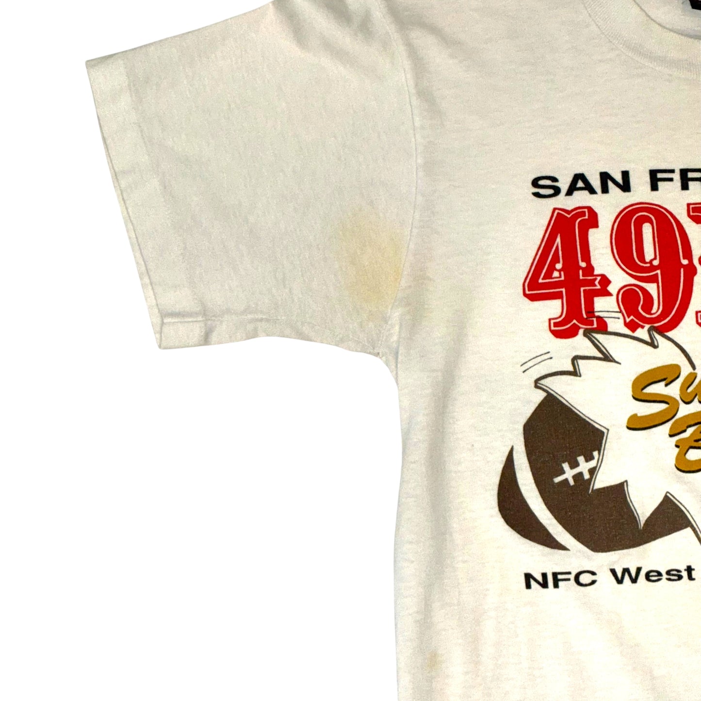 Screen Stars Best - San Francisco 49ers Vintage 1989 Superbowl Bound T-Shirt