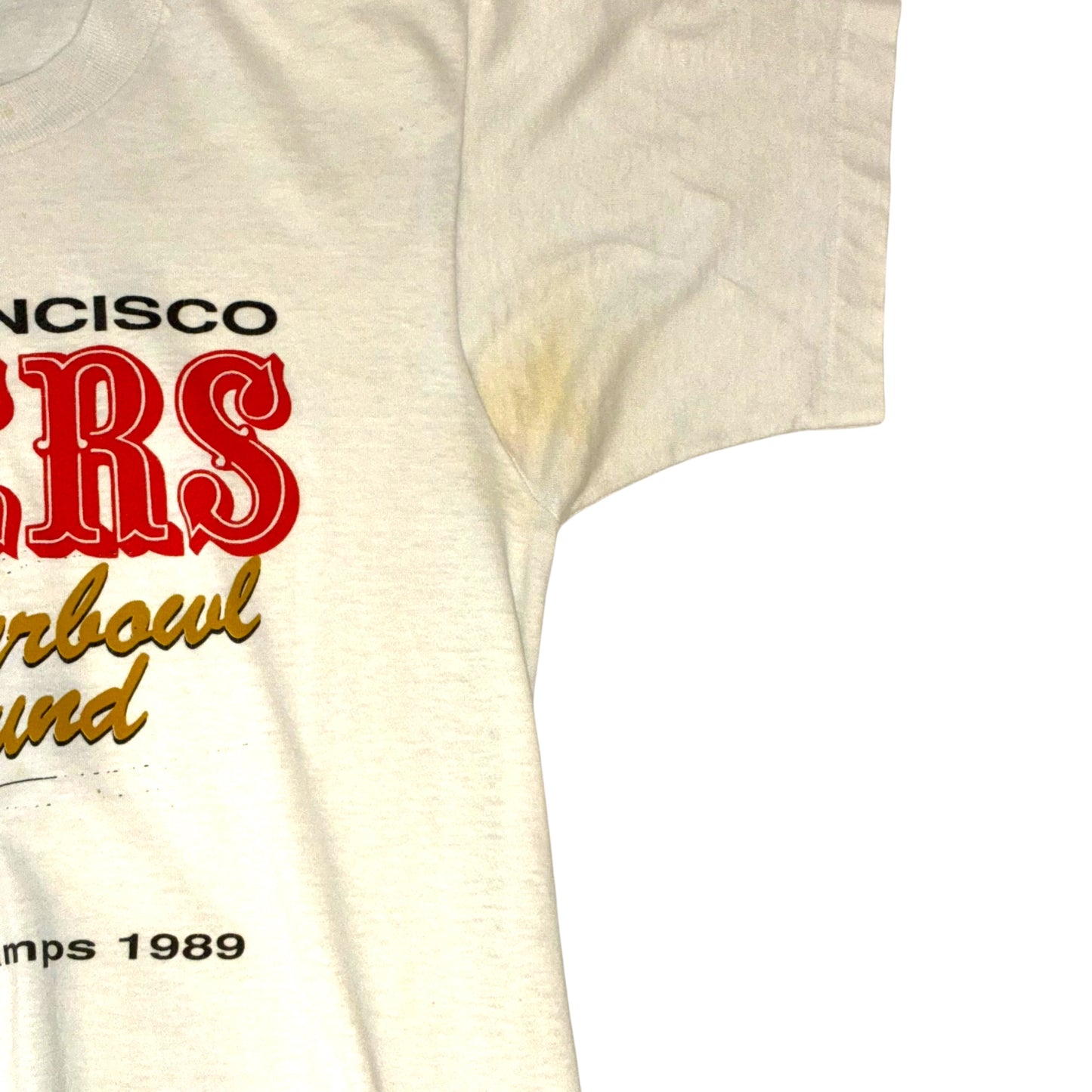 Screen Stars Best - San Francisco 49ers Vintage 1989 Superbowl Bound T-Shirt