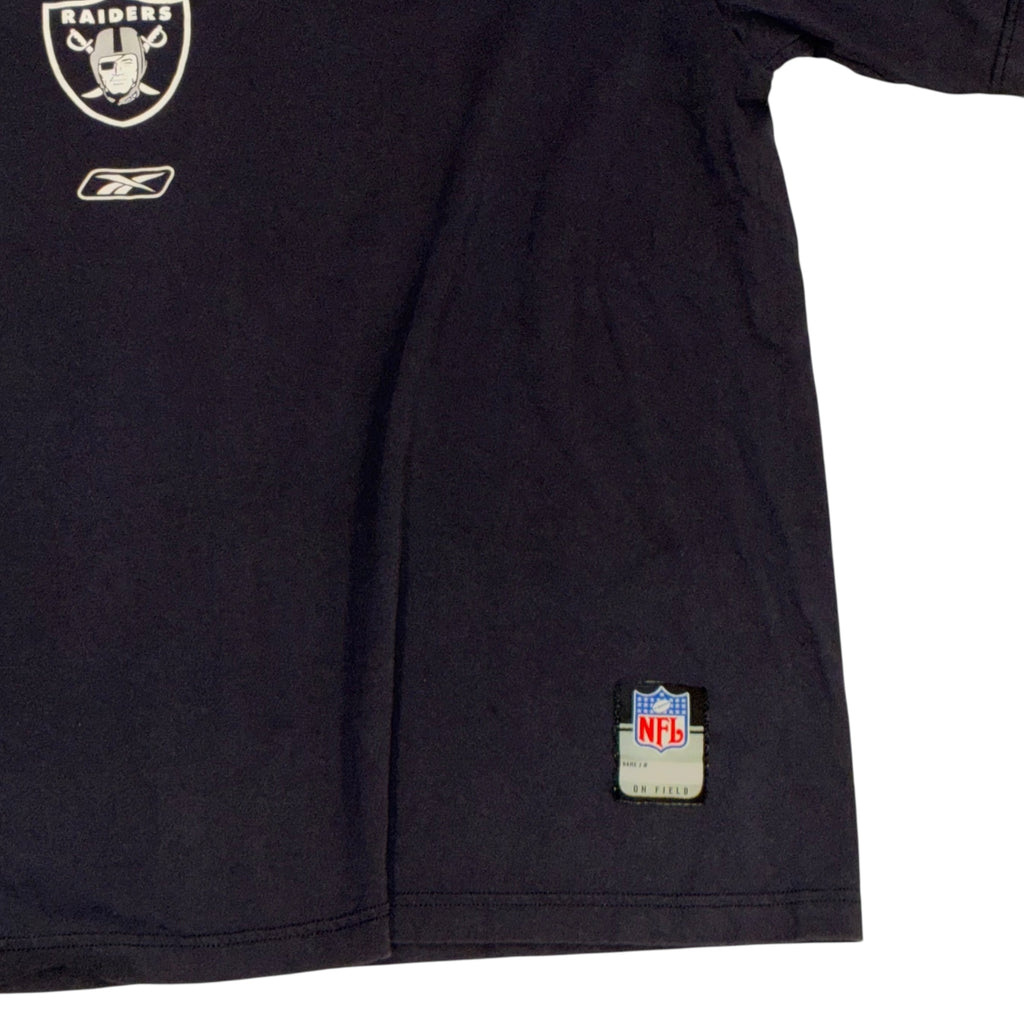 NFL x Reebok - Oakland Raiders Black Graphic T-Shirt
