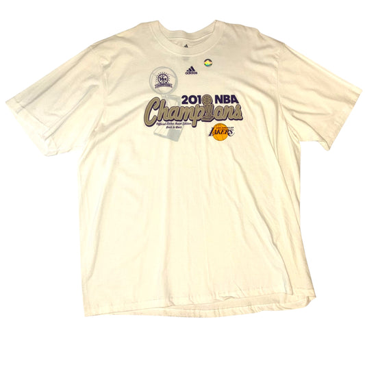 Adidas - 2010 NBA Champions Los Angeles Lakers Deadstock NWT T-Shirt