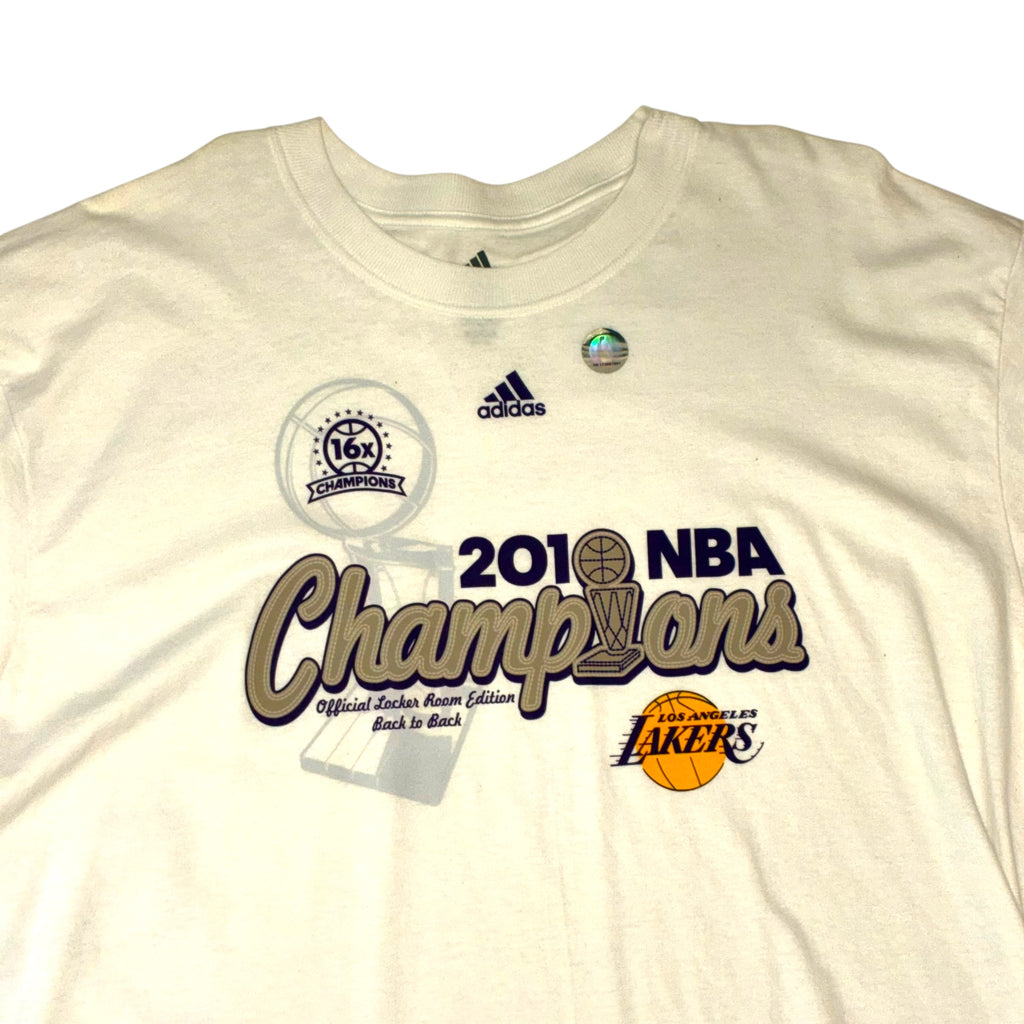 Adidas - 2010 NBA Champions Los Angeles Lakers Deadstock NWT T-Shirt