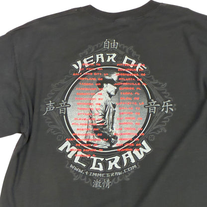 Alstyle - Tim Mcgraw Year of Tour Black T-Shirt