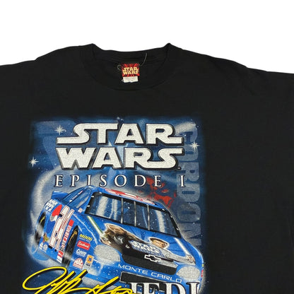 Star Wars - Jeff Gordon Jar Jar Binks Big Graphic Vintage 1999 T-Shirt