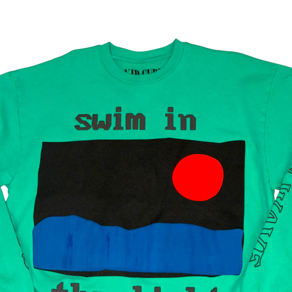 Kid Cudi x CPFM - 2019 Swim Deadstock Rolling Loud Teal Sweatshirt