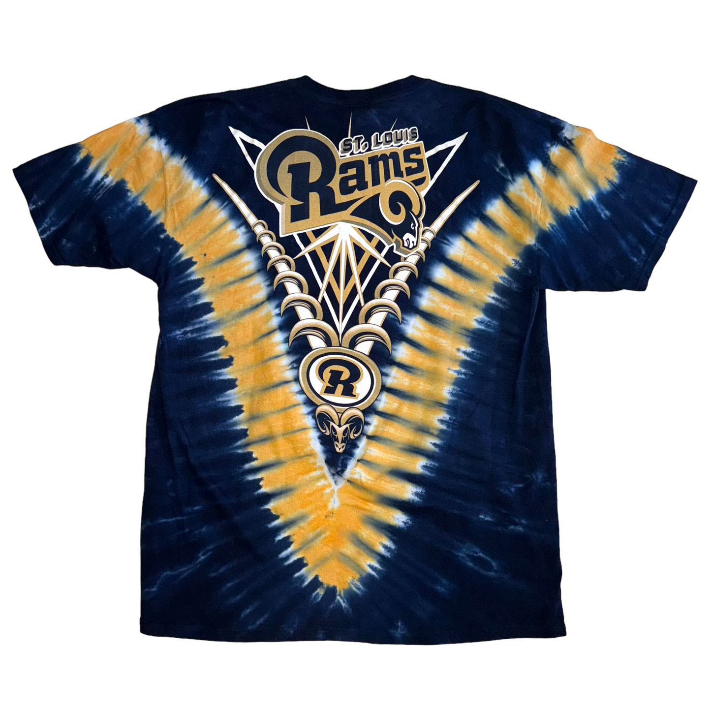 Majestic x NFL - Rams Vintage Y2K NWT AOP Tie Dye T-Shirt