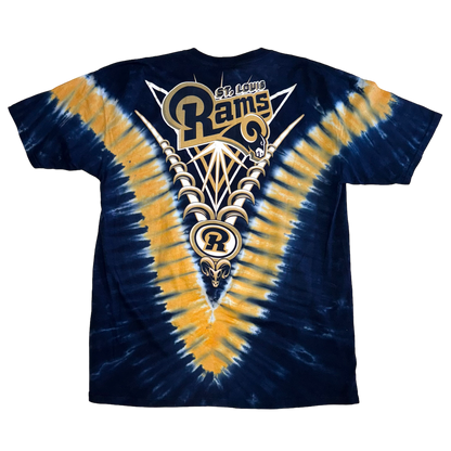 Majestic x NFL - Rams Vintage Y2K NWT AOP Tie Dye T-Shirt