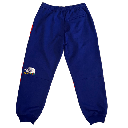 Gucci x The North Face - Blue Red Paneled Jogger Sweatpants