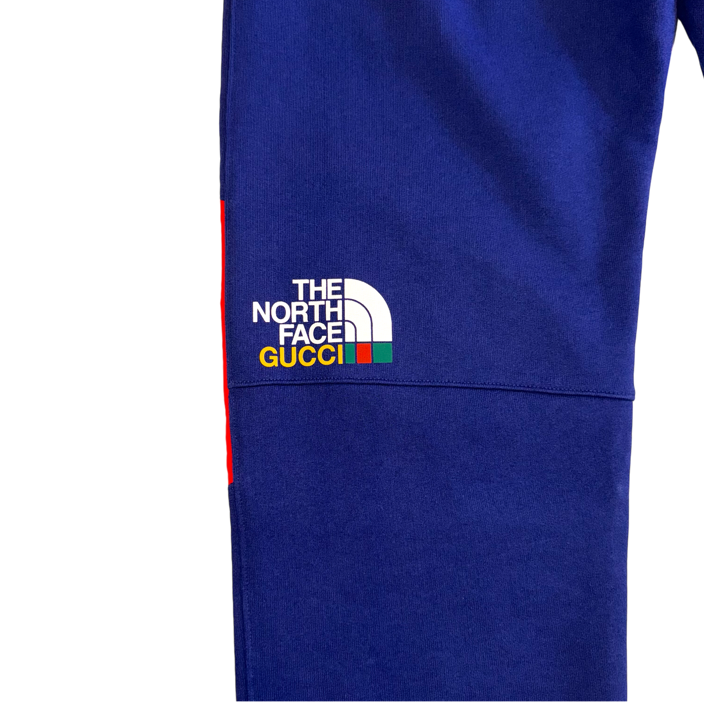 Gucci x The North Face - Blue Red Paneled Jogger Sweatpants